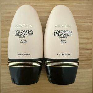 Revlon ColorStay Lite Makeup Oil-Free SPF 12 Toast – 2 Pack – Unopened